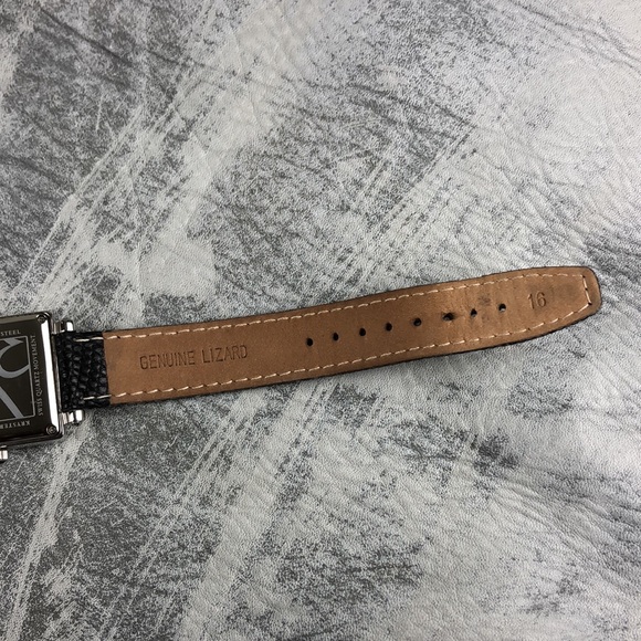 Stuhrling Original Krysterna Crystal Genuine Lizard Band Swiss Quartz - Picture 7 of 12